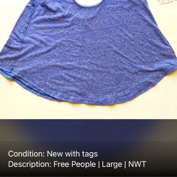 SOLD Free People Carly O-Ring Scoop-Back Tank Top - Picture 11 of 12